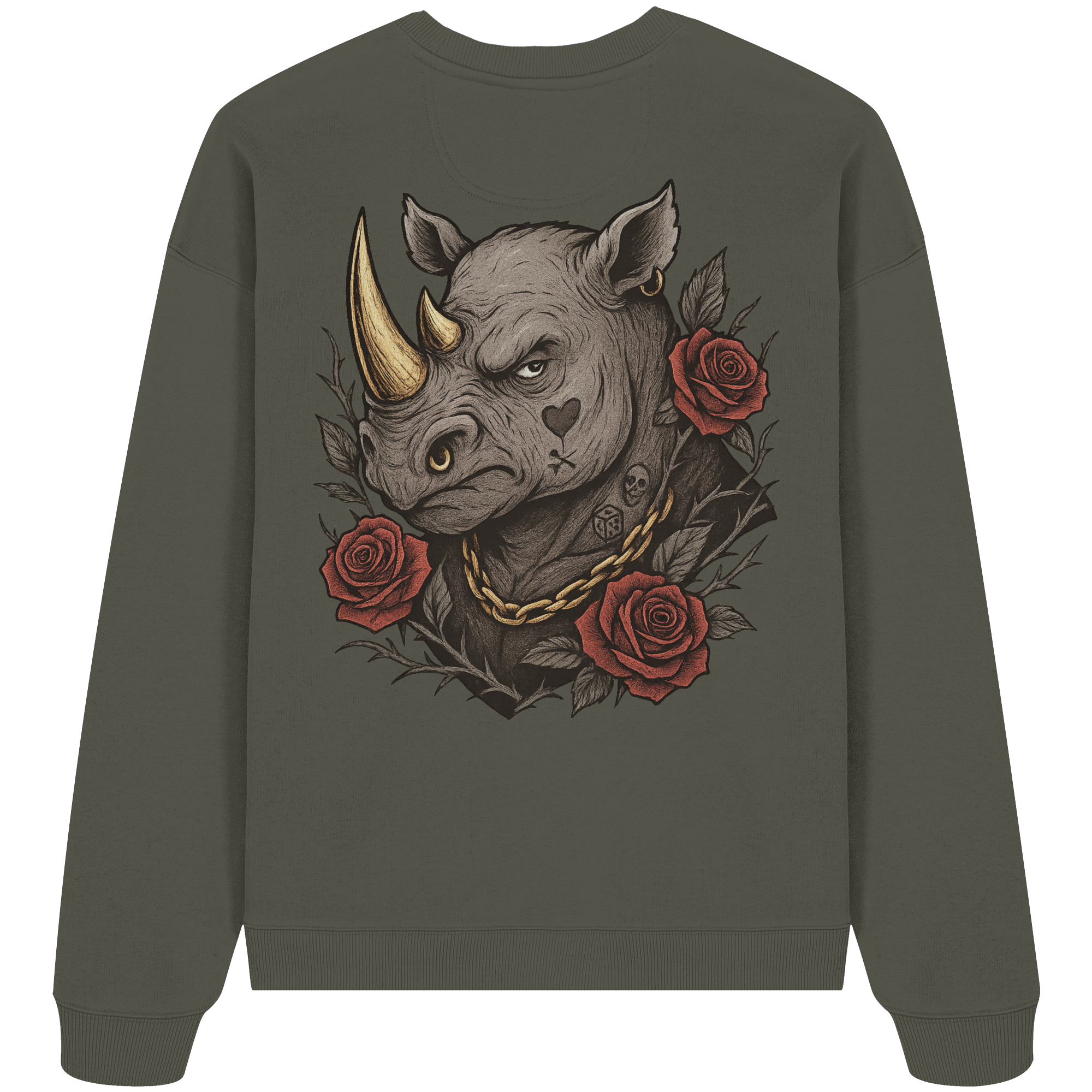 Inked Rhino - Organic Oversize Sweatshirt