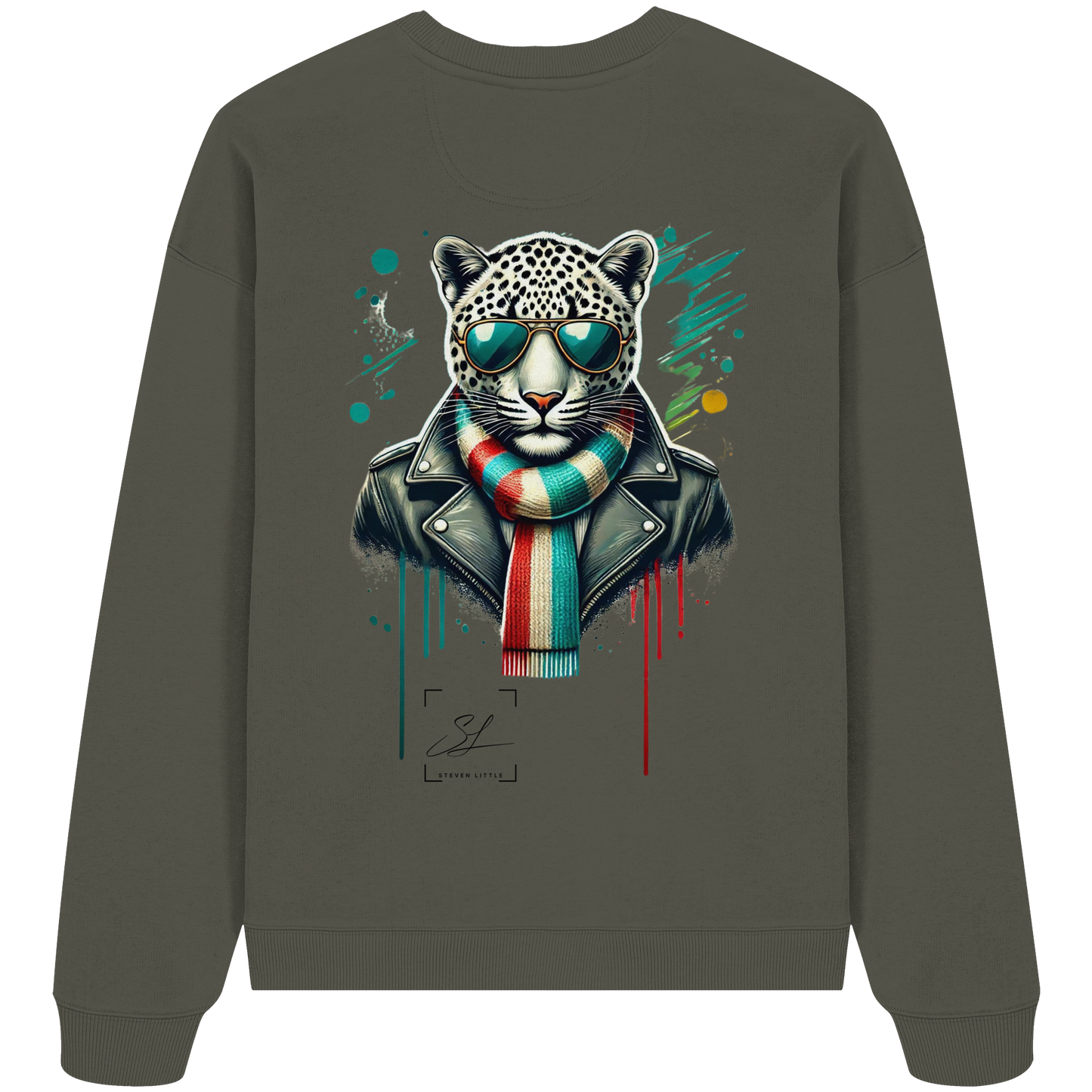 Urban Leopard - Organic Oversize Sweatshirt
