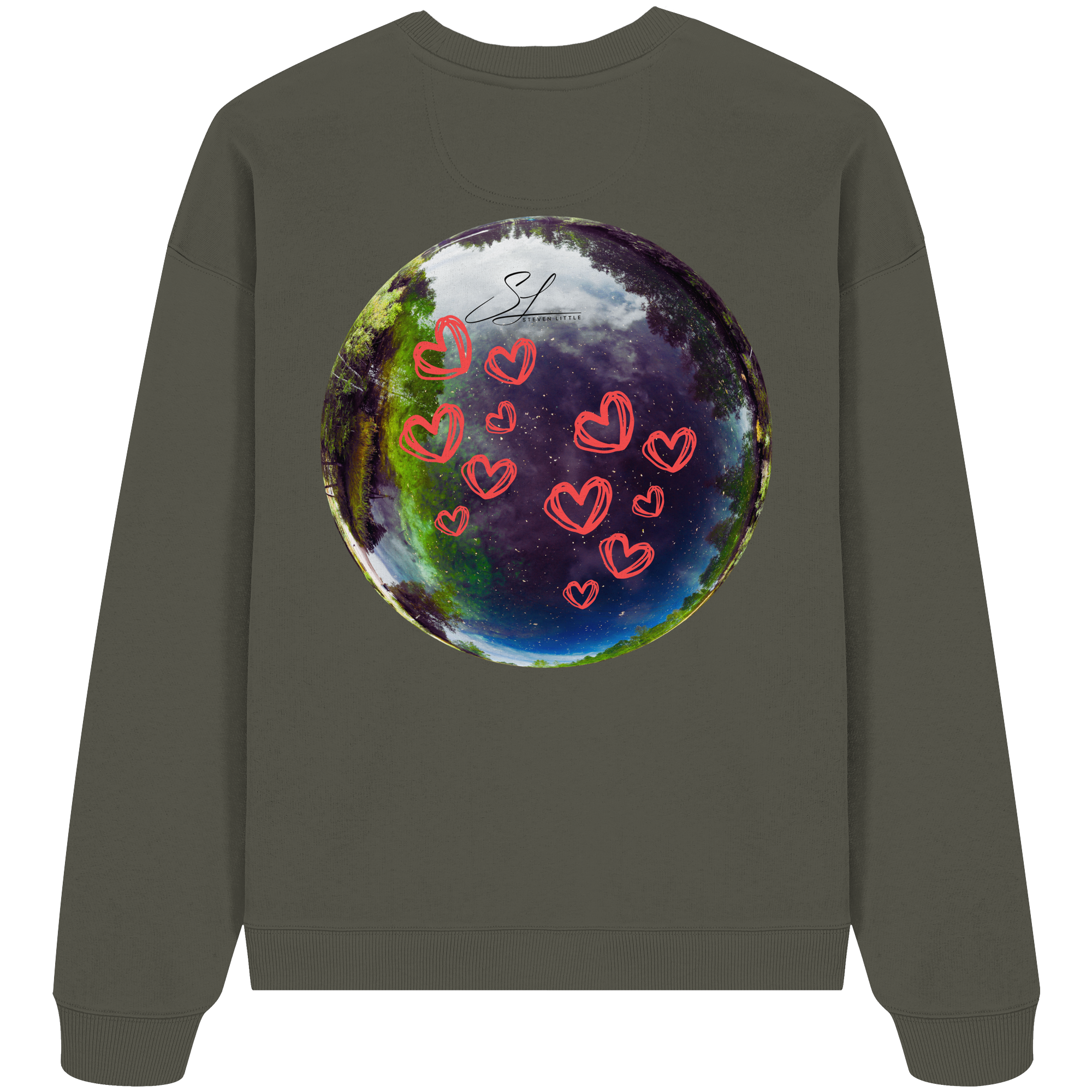Love our World - Organic Oversize Sweatshirt