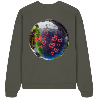 Love our World - Organic Oversize Sweatshirt