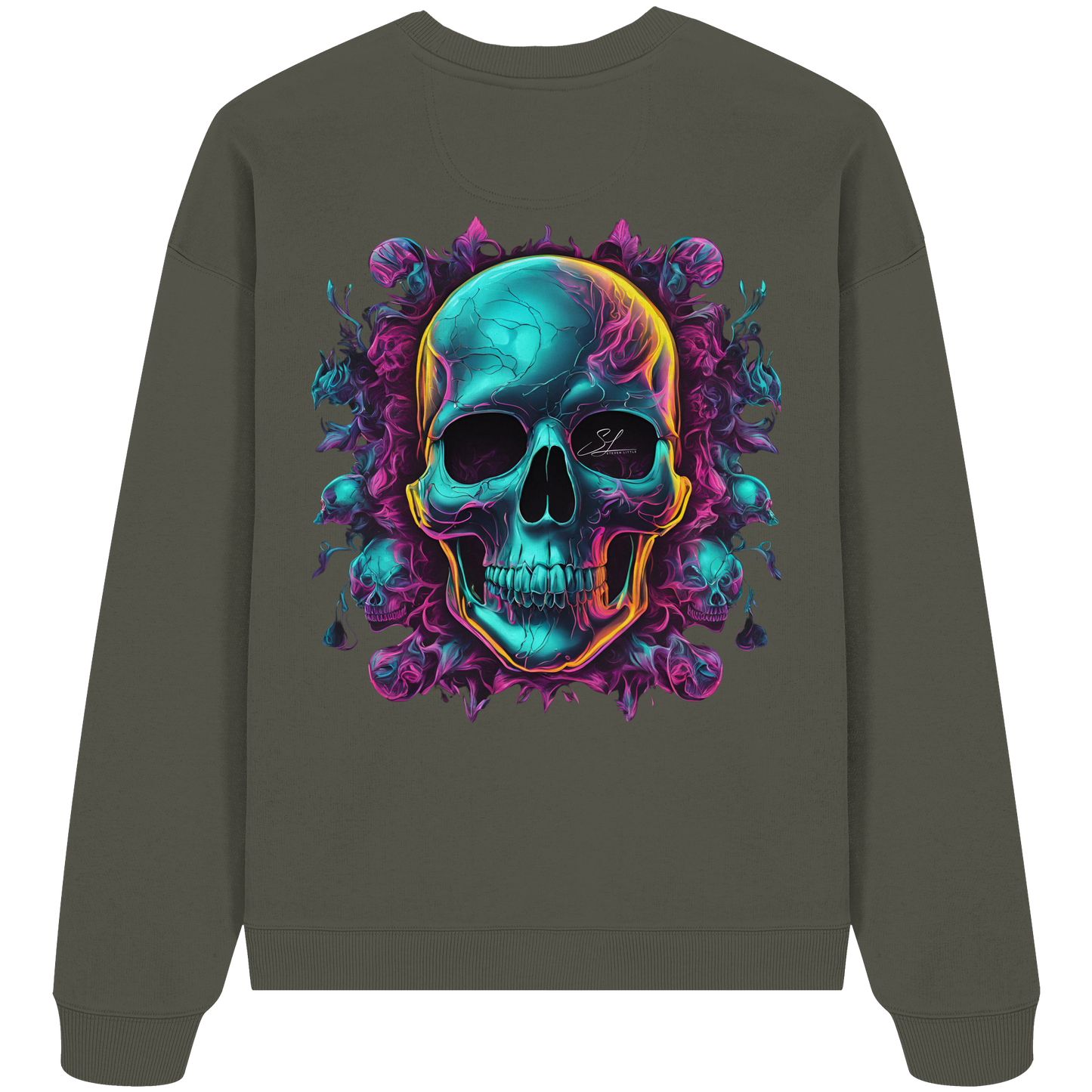 Galactic Skull - Organic Oversized Sweatshirt