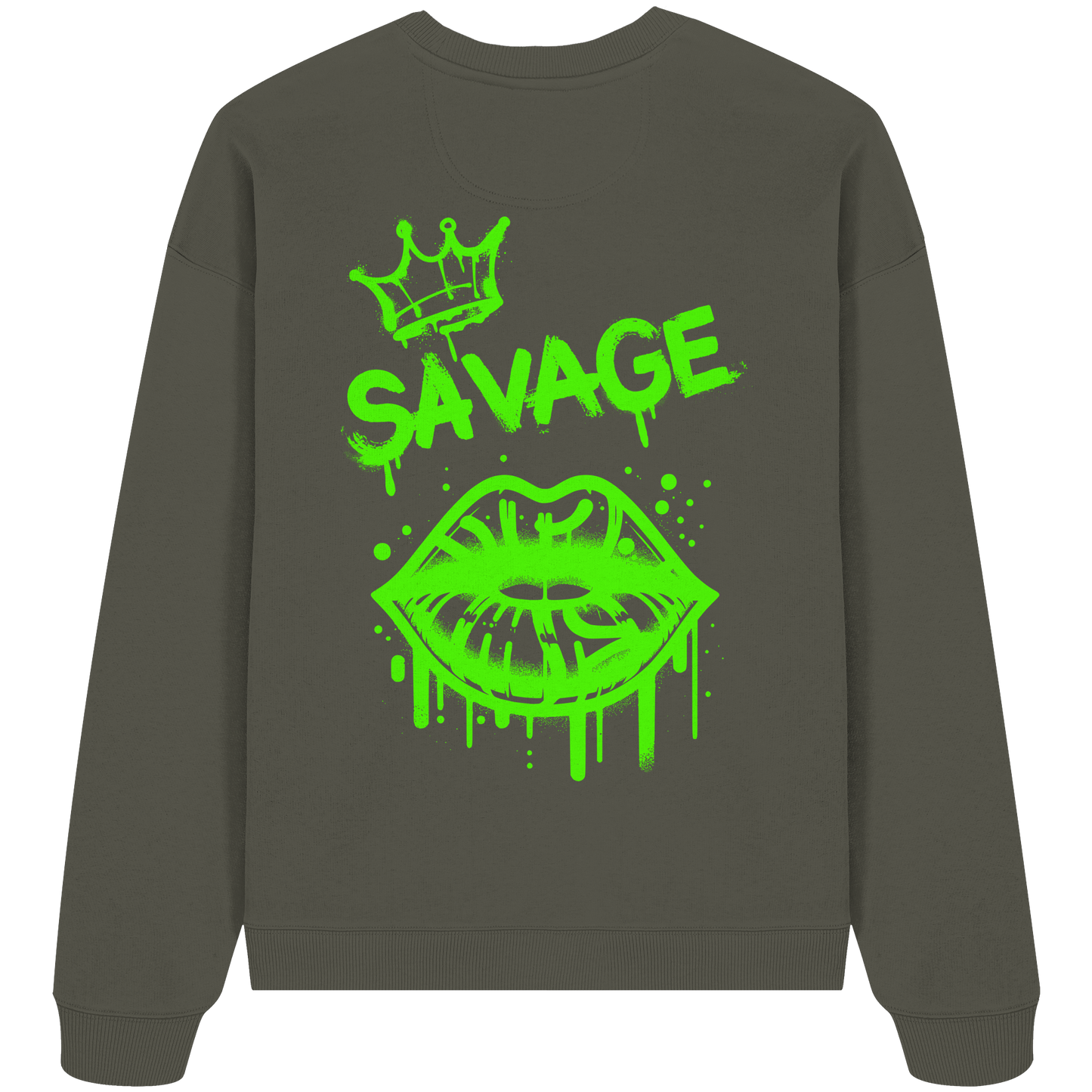 Kiss of Attitude - Organic Oversize Sweatshirt