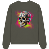 Floral Skull - Organic Oversized Sweatshirt
