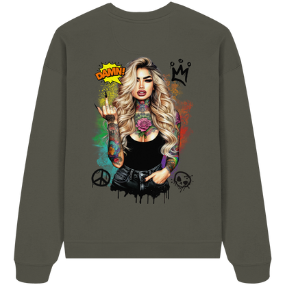 Ink Queen - Organic Oversize Sweatshirt