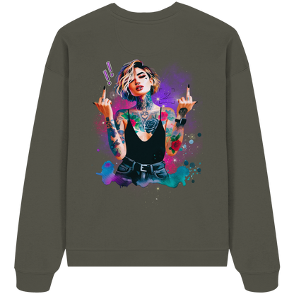 Rebel Rose - Sweat-shirt oversize bio