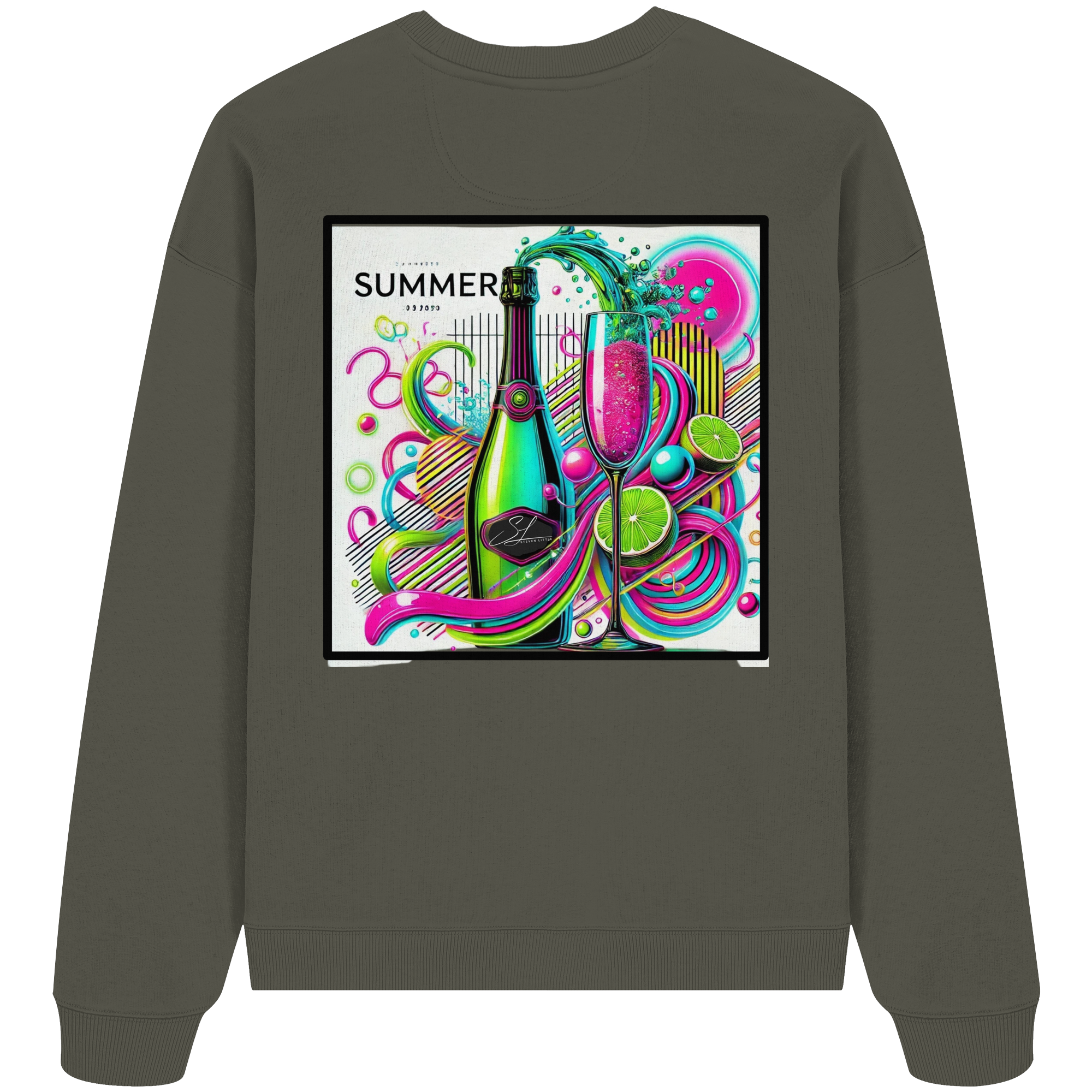 Neon Fresh - Organic Oversize Sweatshirt
