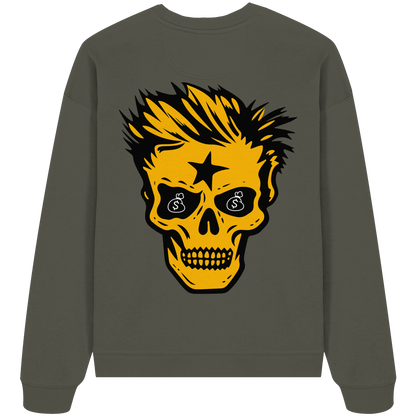 Golden Skull Dreams - Organic Oversized Sweatshirt