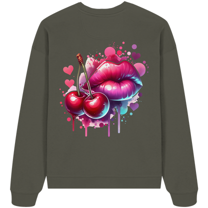 Cherry Kisses - Organic Oversize Sweatshirt