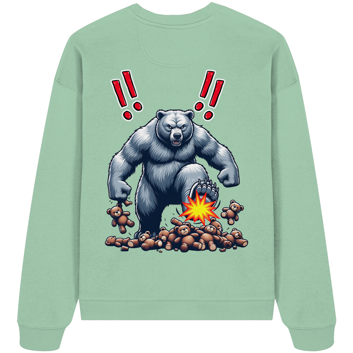 Teddy Terror - Organic Oversized Sweatshirt
