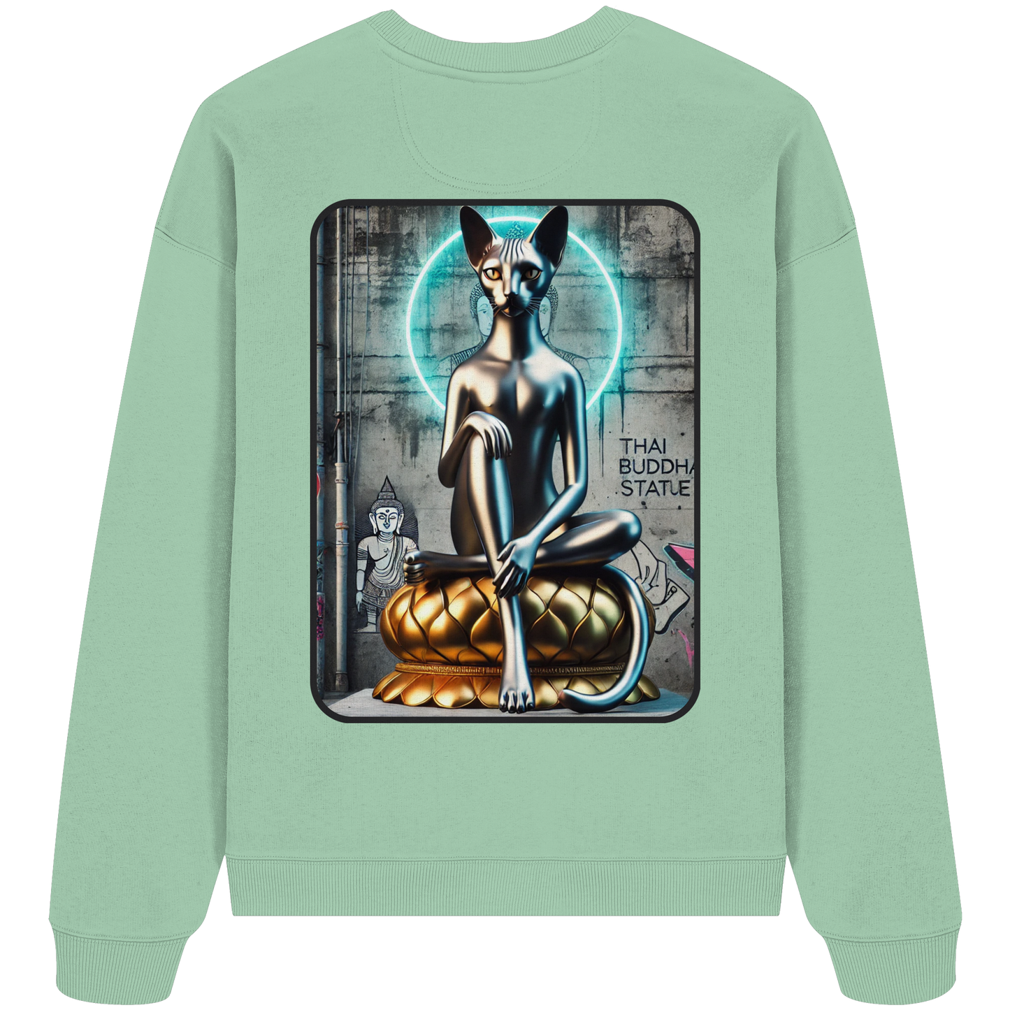 Mystic Cat - Organic Oversized Sweatshirt