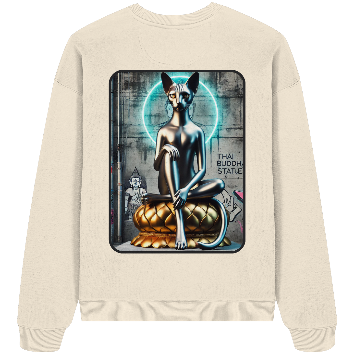 Mystic Cat - Organic Oversized Sweatshirt