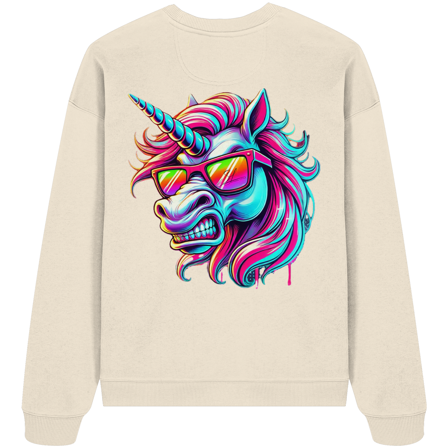 Funky Unicorn - Organic Oversized Sweatshirt