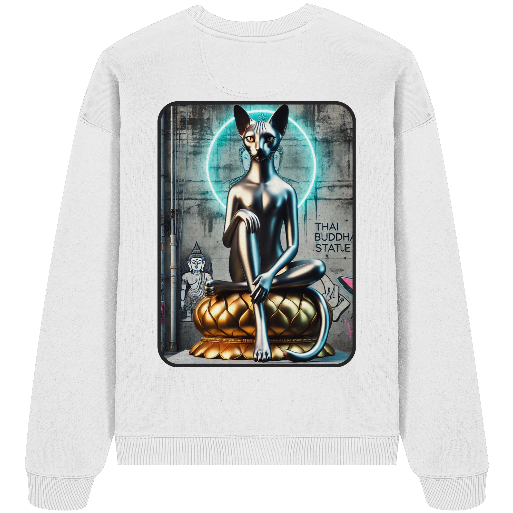Mystic Cat - Organic Oversize Sweatshirt