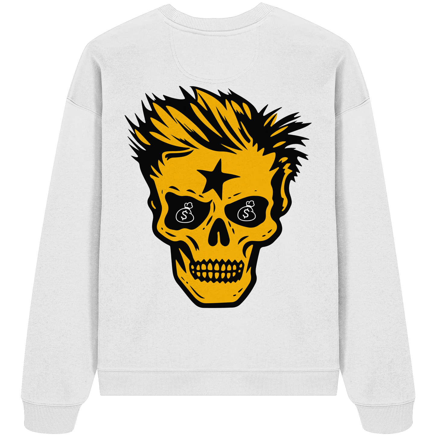 Golden Skull Dreams - Organic Oversized Sweatshirt