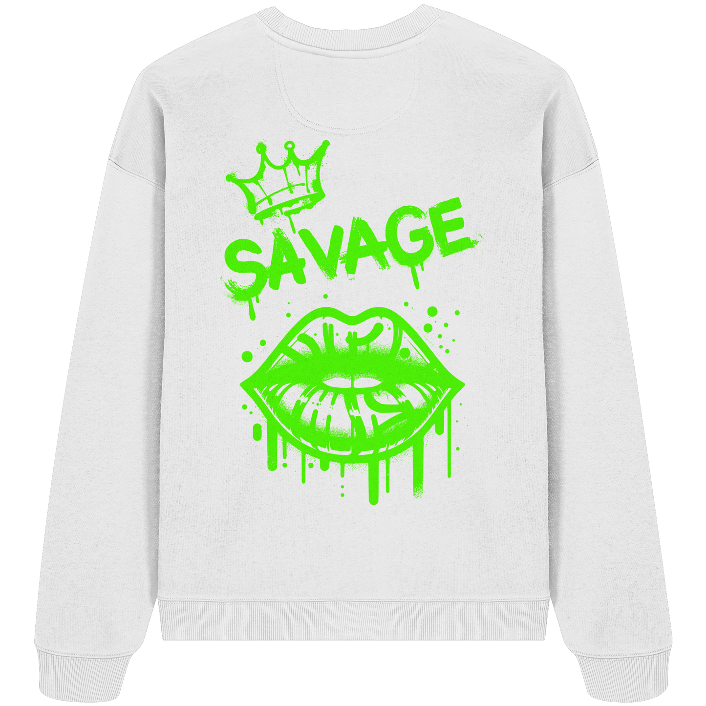 Kiss of Attitude - Organic Oversize Sweatshirt
