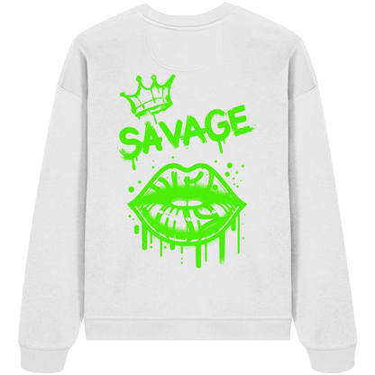 Kiss of Attitude - Organic Oversize Sweatshirt