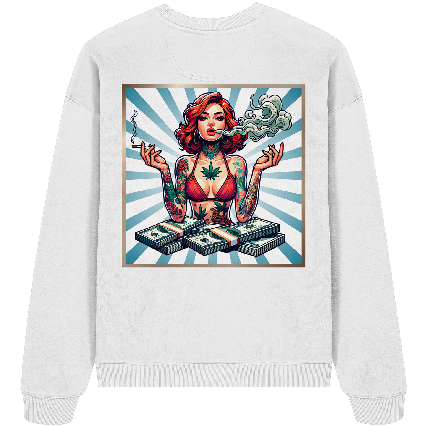Rebel Rich - Sweat-shirt oversize bio
