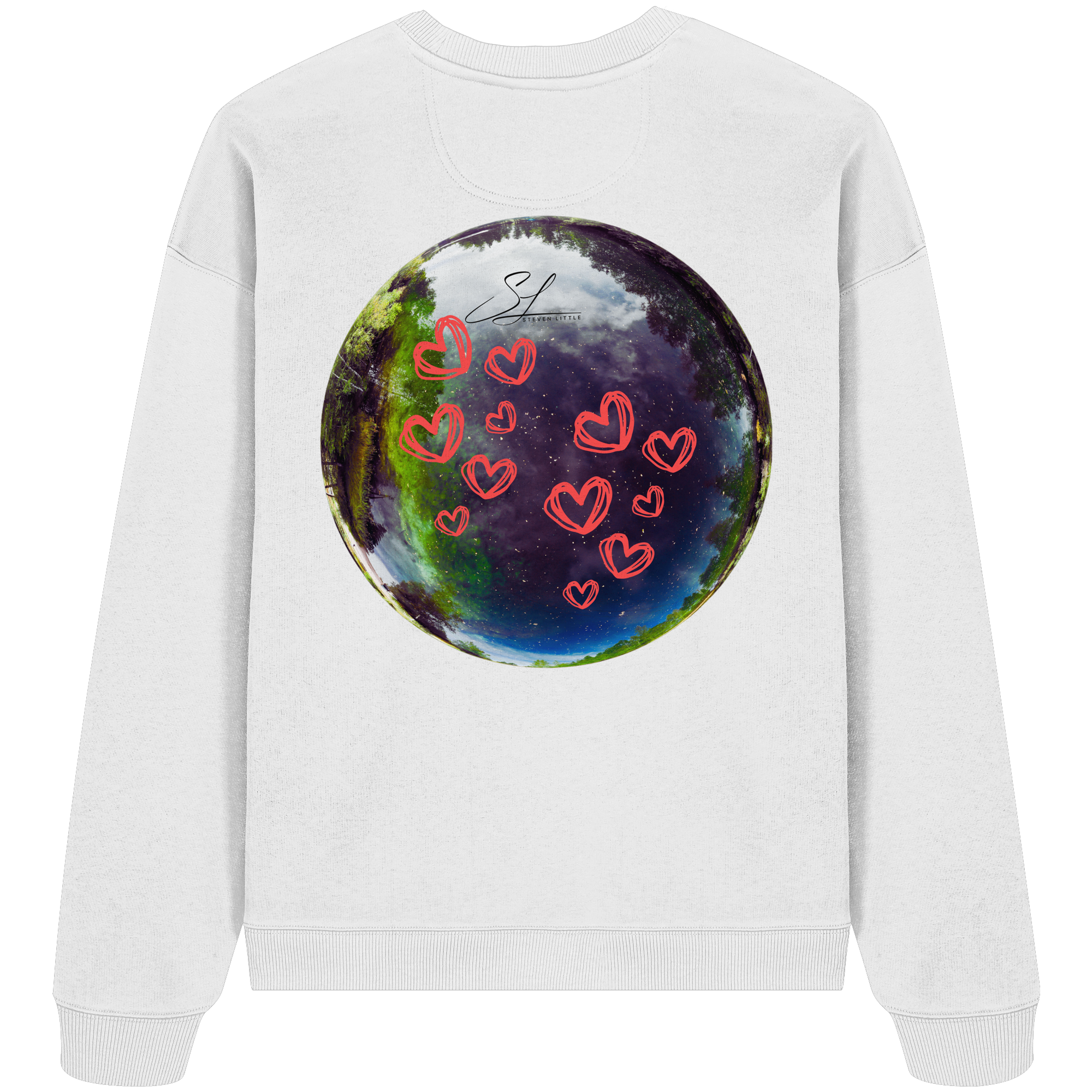 Love our World - Organic Oversize Sweatshirt