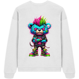 Punk Neon Teddy - Organic Oversize Sweatshirt
