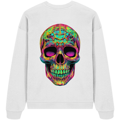 Psychedelic Skull - Organic Oversized Sweatshirt