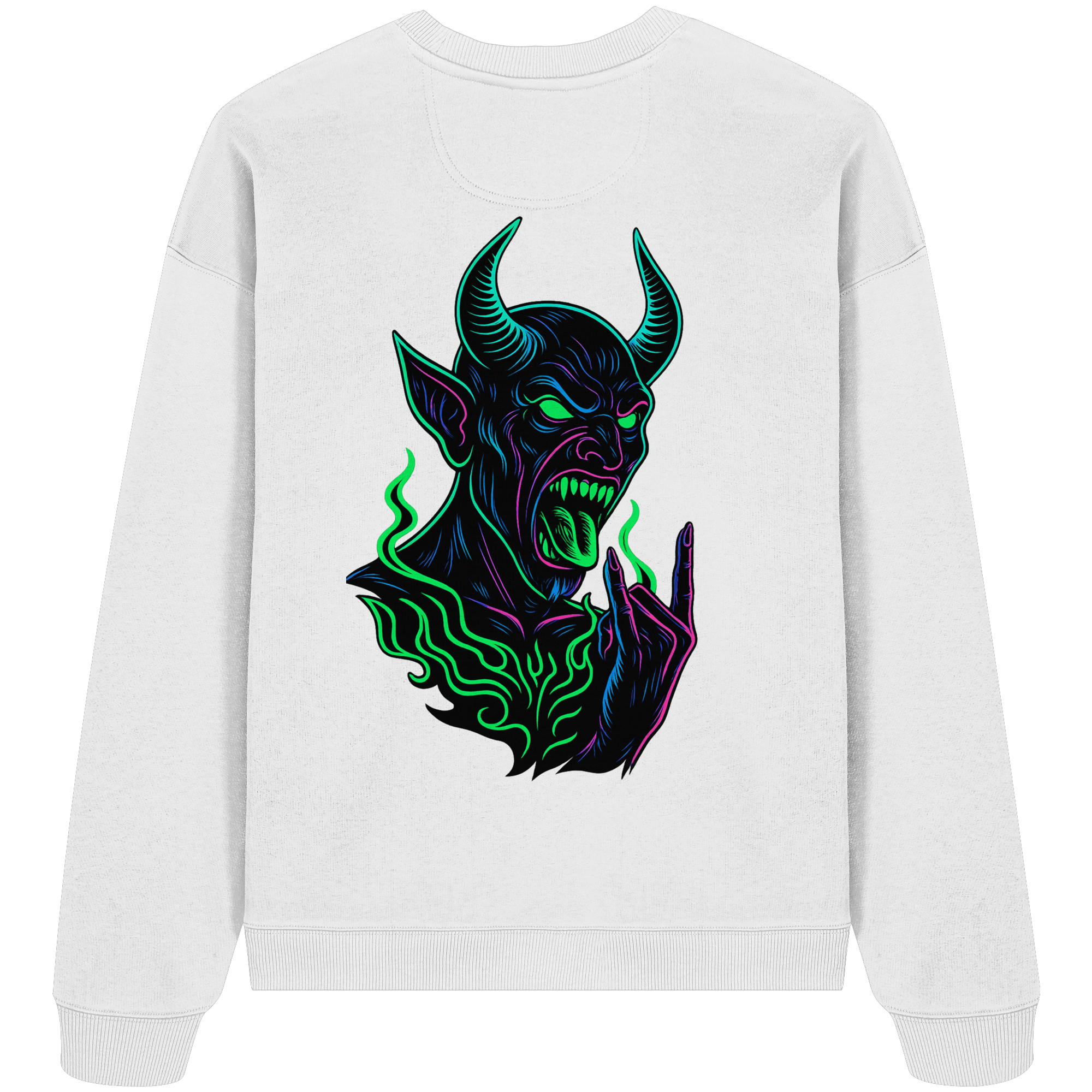 Neon Hellfire - Organic Oversize Sweatshirt