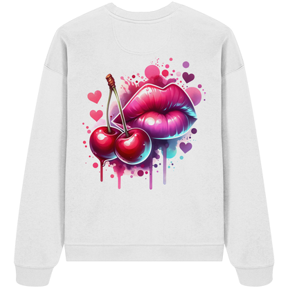 Cherry Kisses - Organic Oversize Sweatshirt