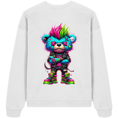 Punk Neon Teddy - Organic Oversized Sweatshirt