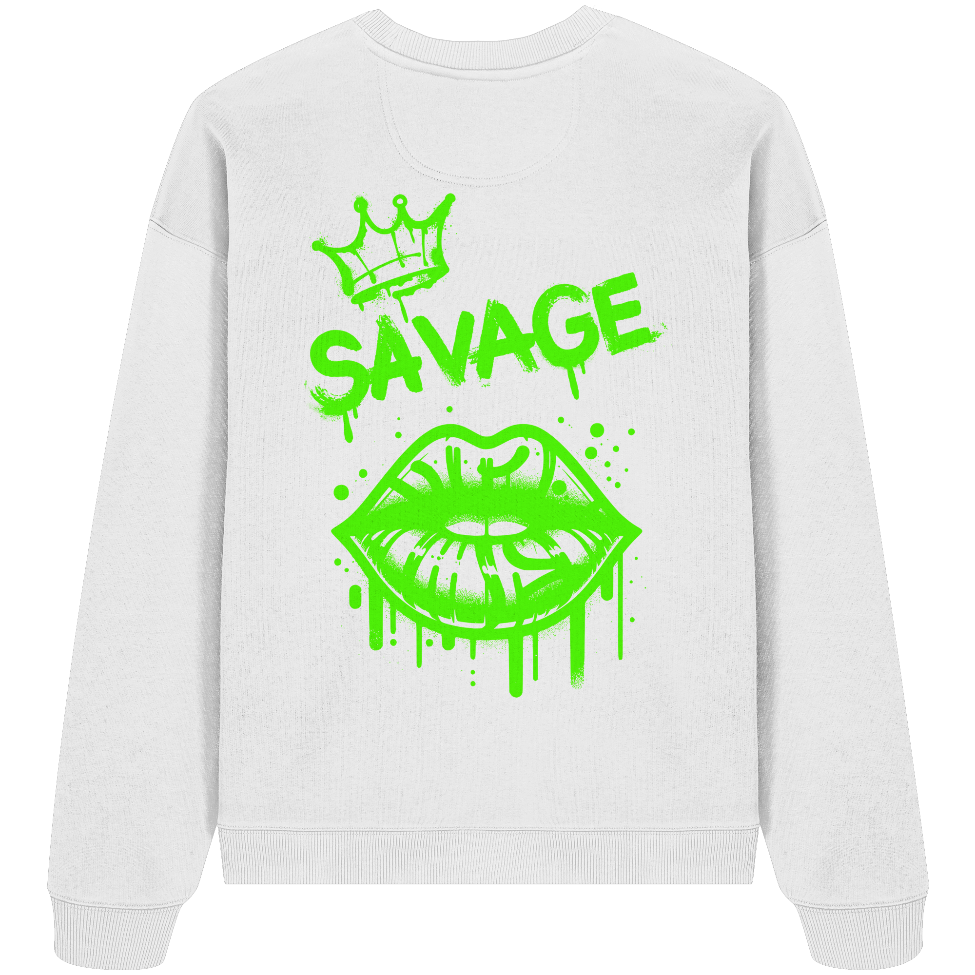 Kiss of Attitude - Organic Oversize Sweatshirt
