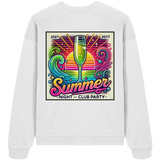 Summer Party Vibes - Organic Oversized Sweatshirt