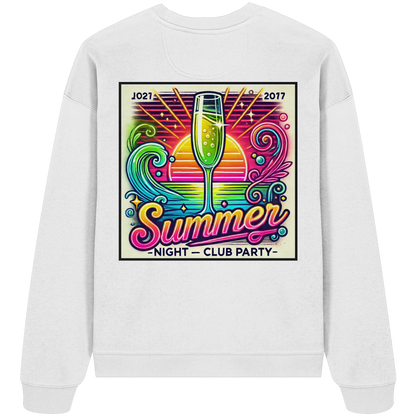 Summer Party Vibes - Organic Oversize Sweatshirt