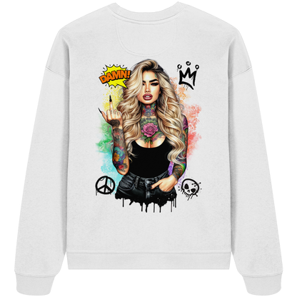 Ink Queen - Organic Oversize Sweatshirt
