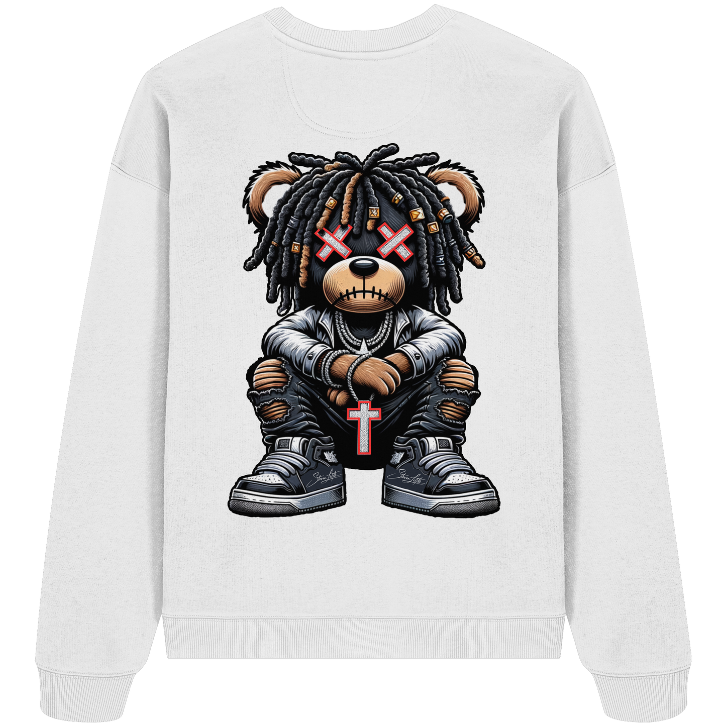 Badass Teddy - Organic Oversized Sweatshirt