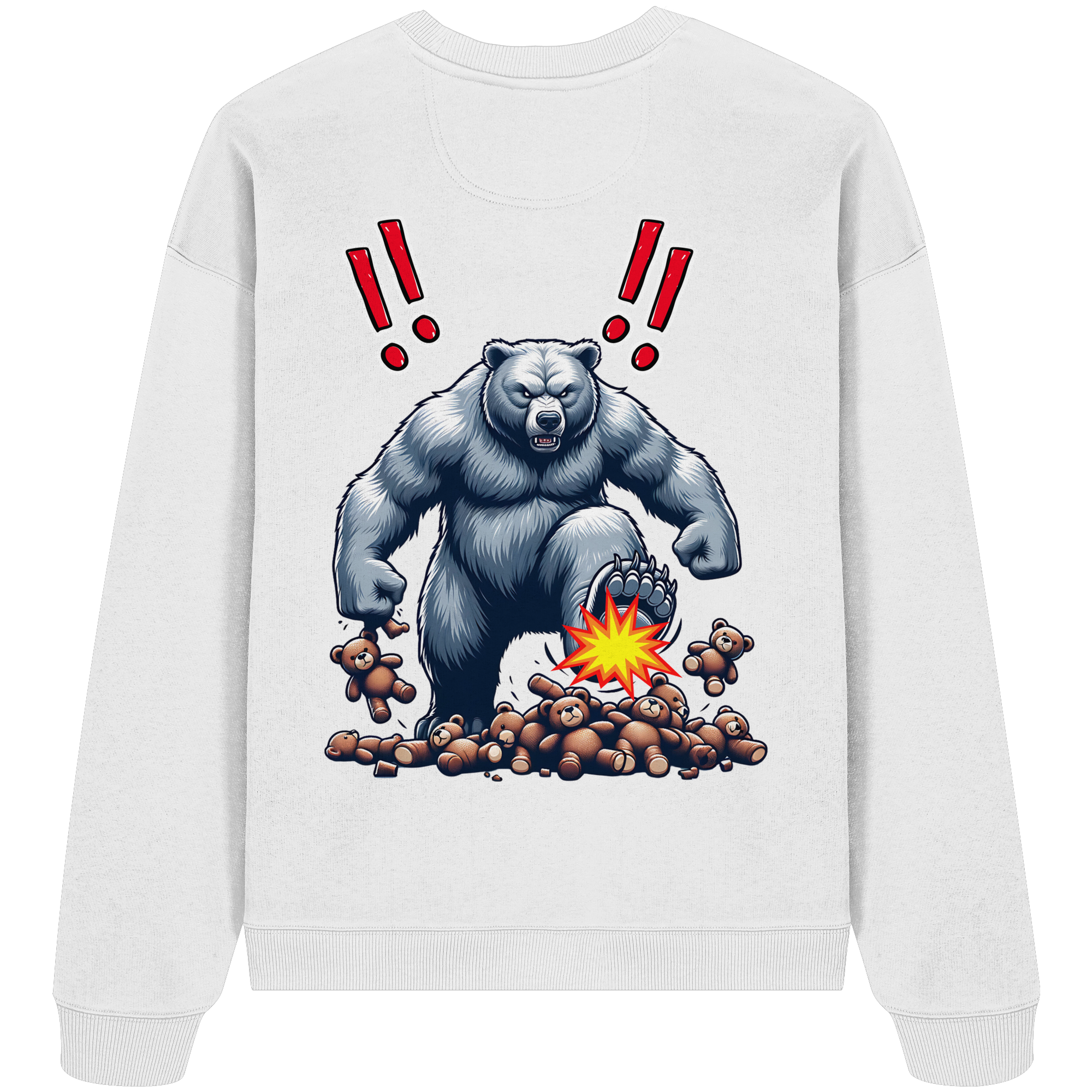Teddy Terror - Organic Oversize Sweatshirt