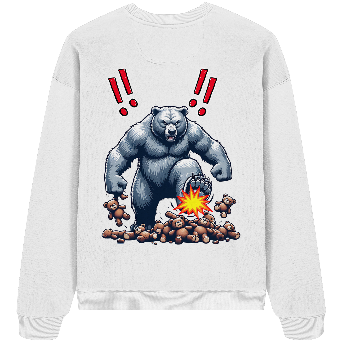 Teddy Terror - Organic Oversized Sweatshirt