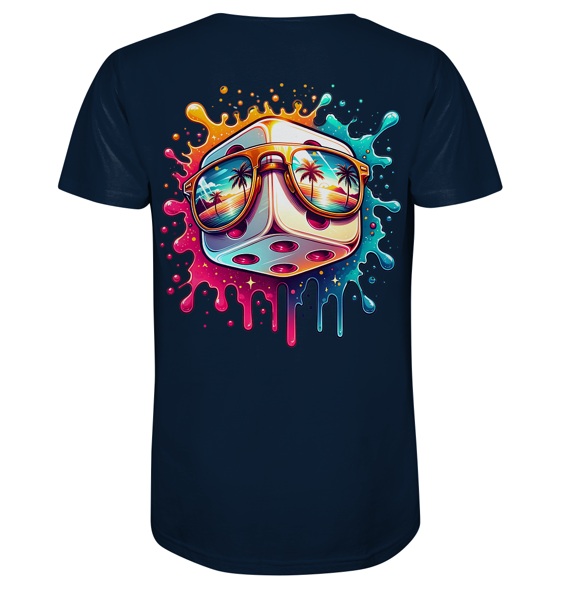 Sunset Vibes Dice - Organic Shirt