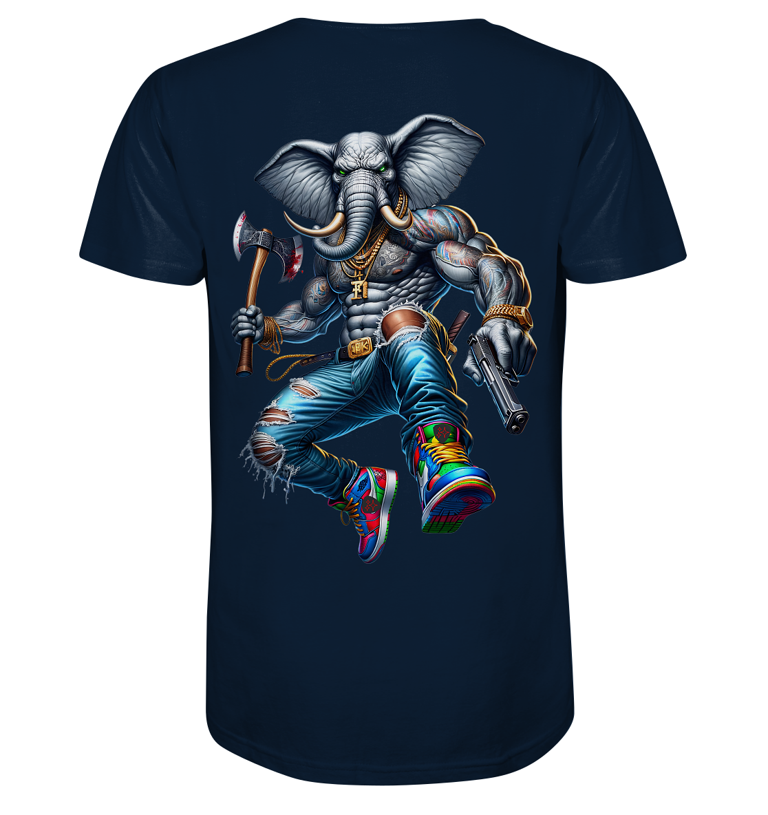 Street King Elefant - Organic Shirt