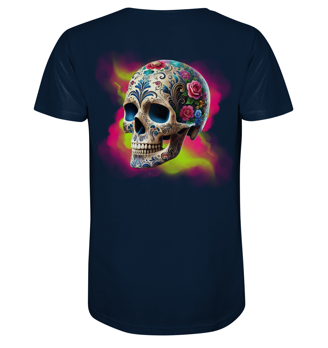Floral Skull - Organic Shirt