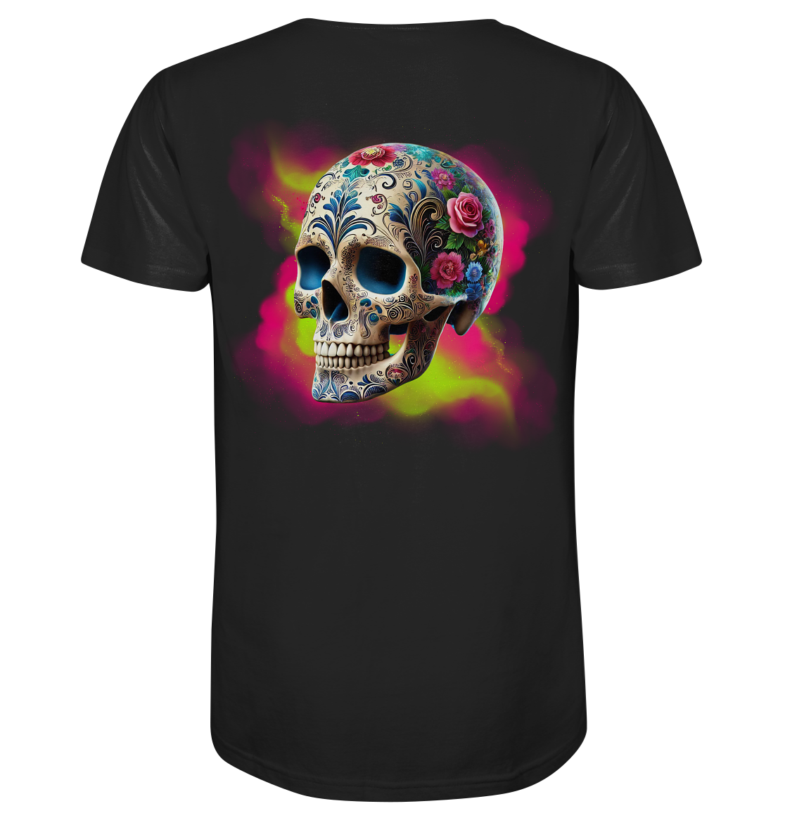 Floral Skull - Organic Shirt
