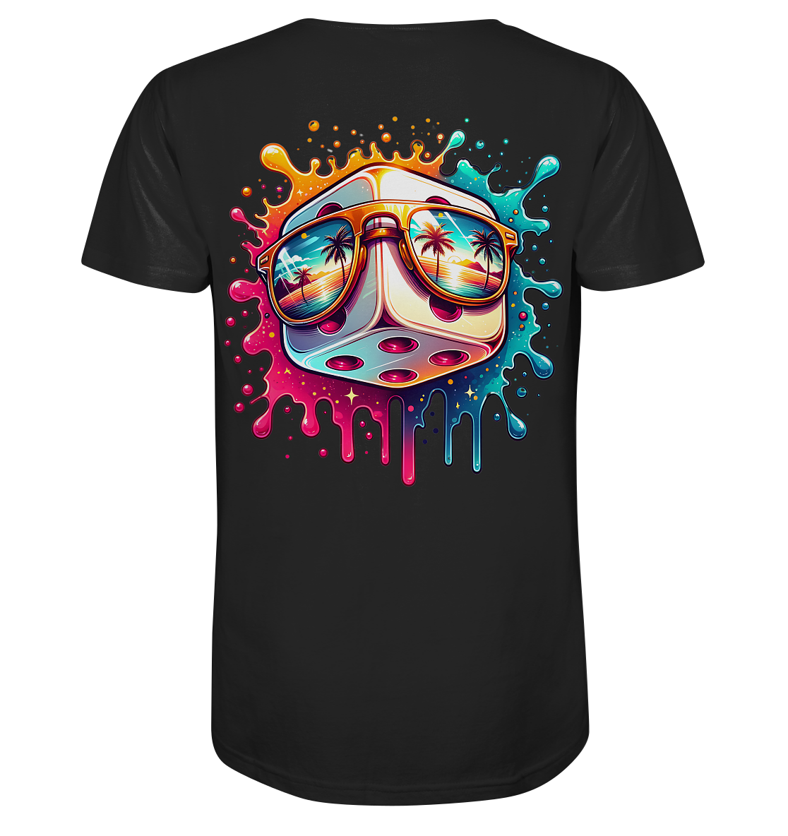 Sunset Vibes Dice - Organic Shirt