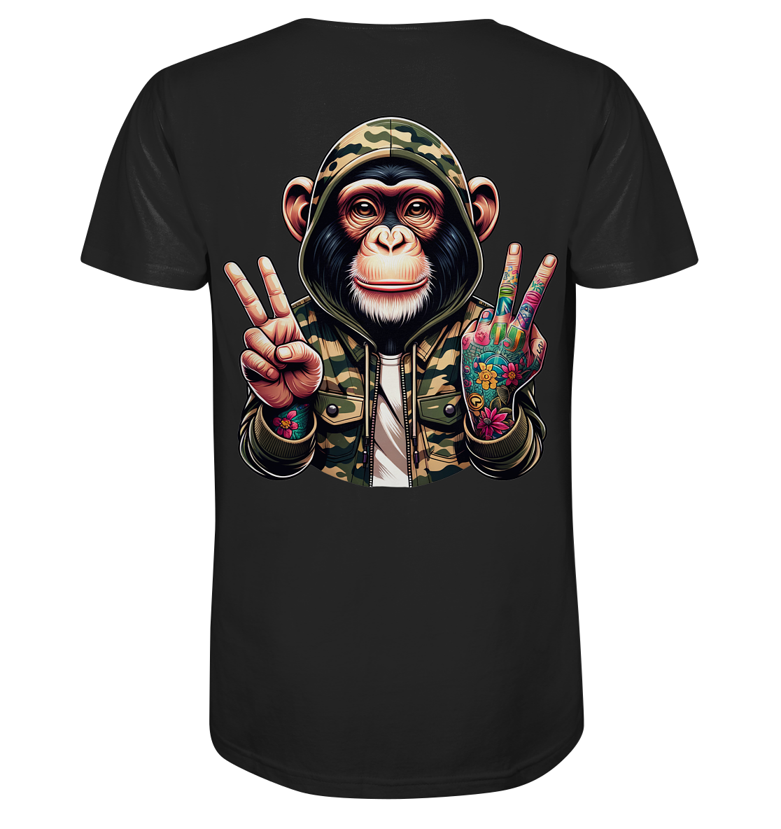 Jungle Ink Monkey - Organic Shirt