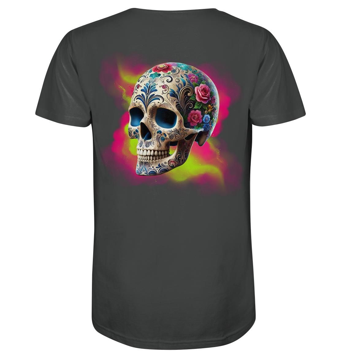 Floral Skull - Organic Shirt