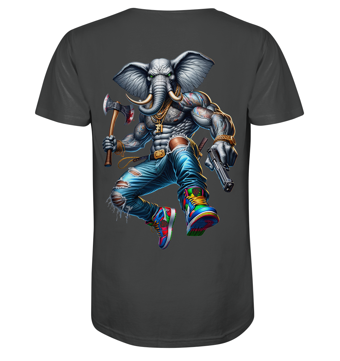 Street King Elefant - Organic Shirt