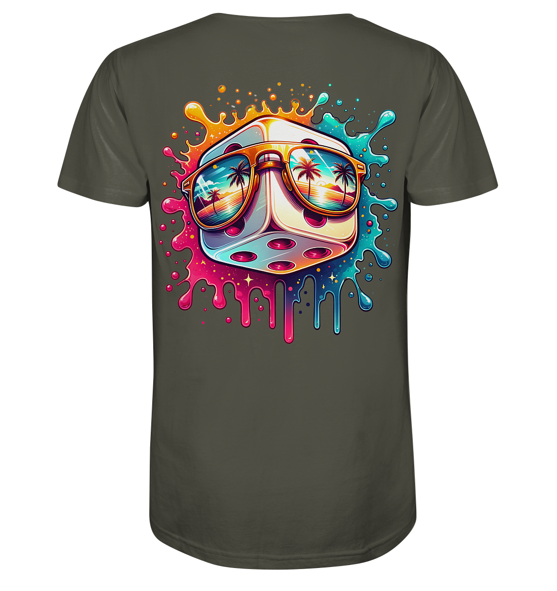 Sunset Vibes Dice - Organic Shirt