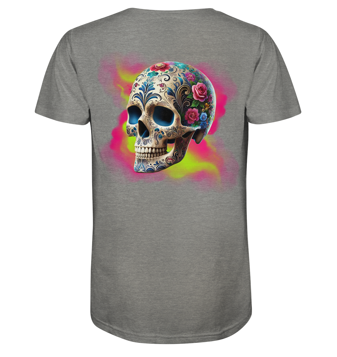 Floral Skull - Organic Shirt