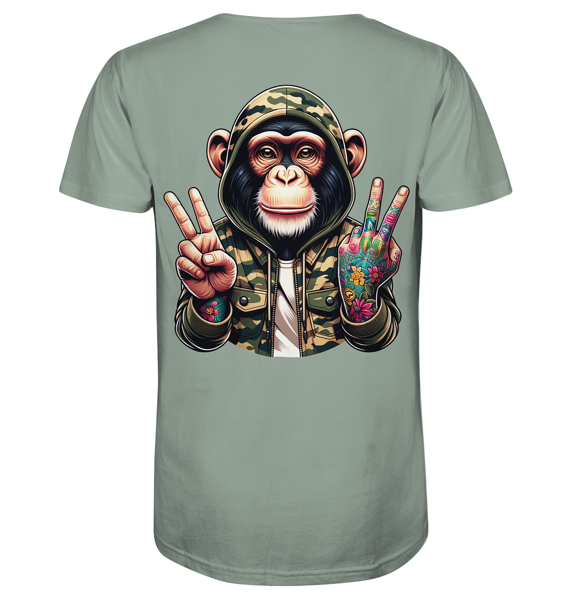Jungle Ink Monkey - Organic Shirt