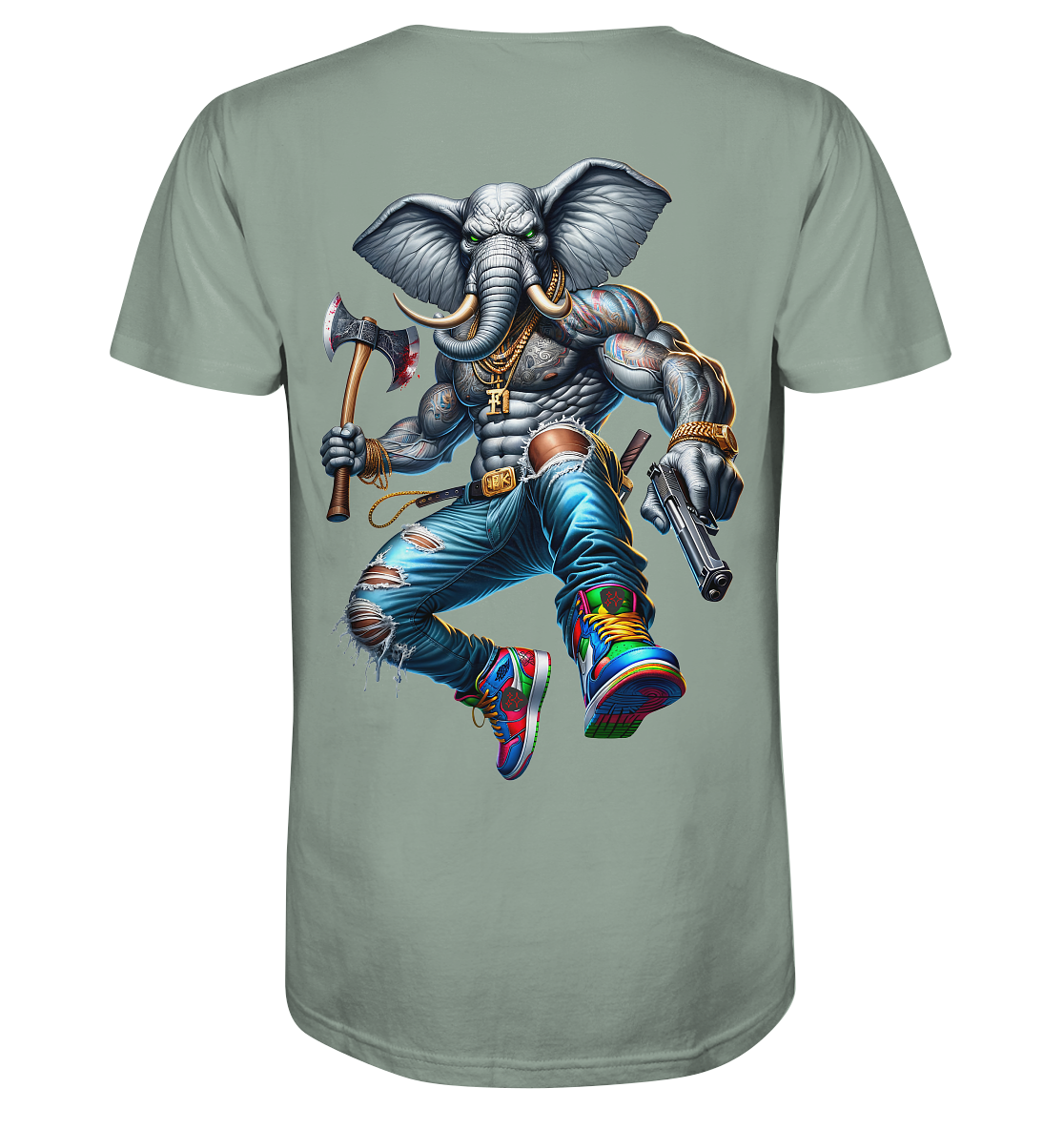 Street King Elefant - Organic Shirt