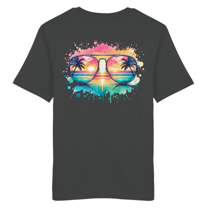 Tropical Sunset Glasses - Organic Shirt