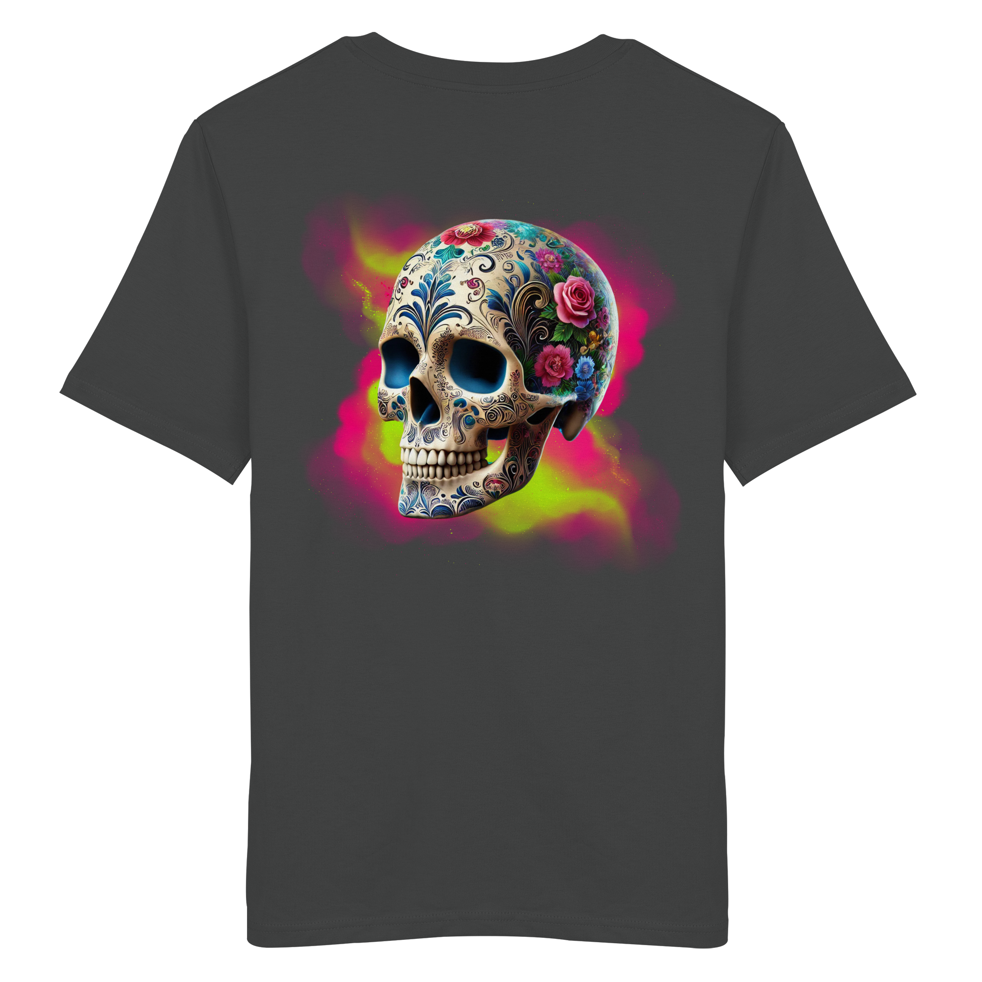 Crâne floral - Chemise bio