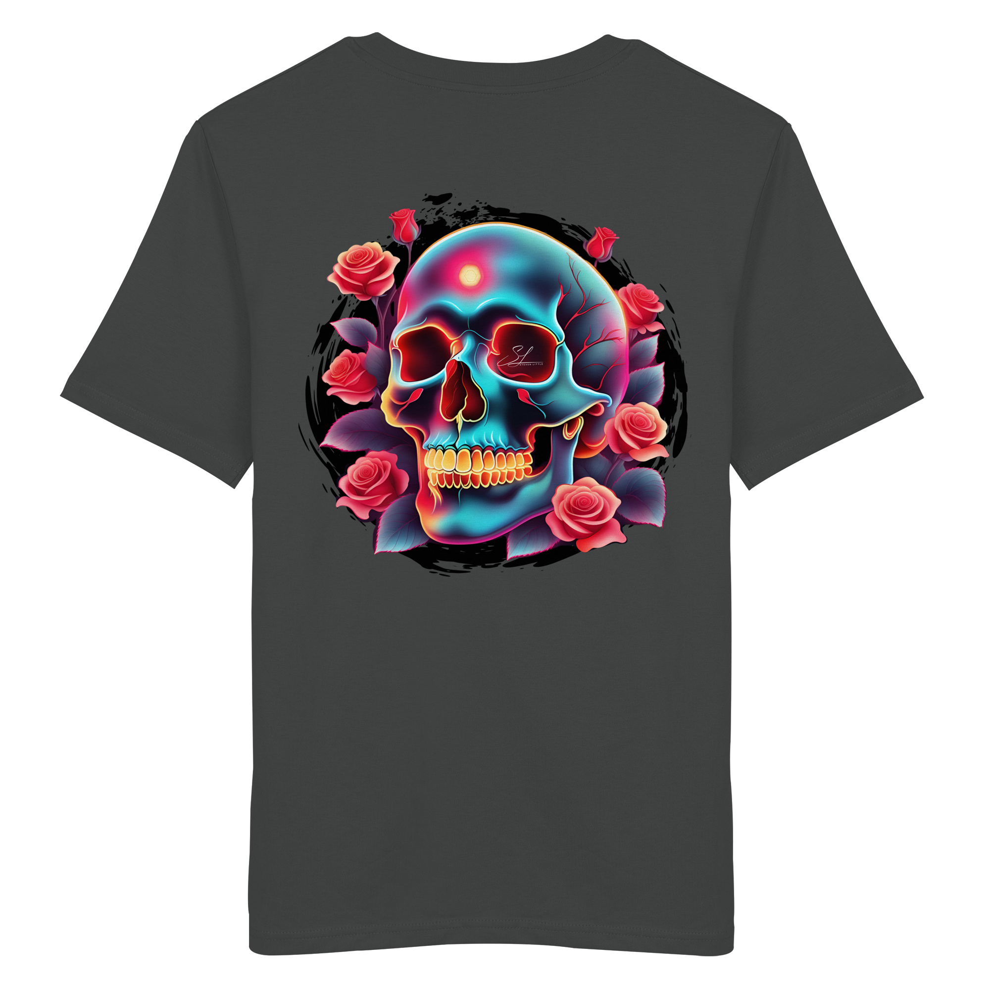 Glow Skull - T-shirt bio