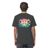 Tropical Sunset Glasses - Organic Shirt